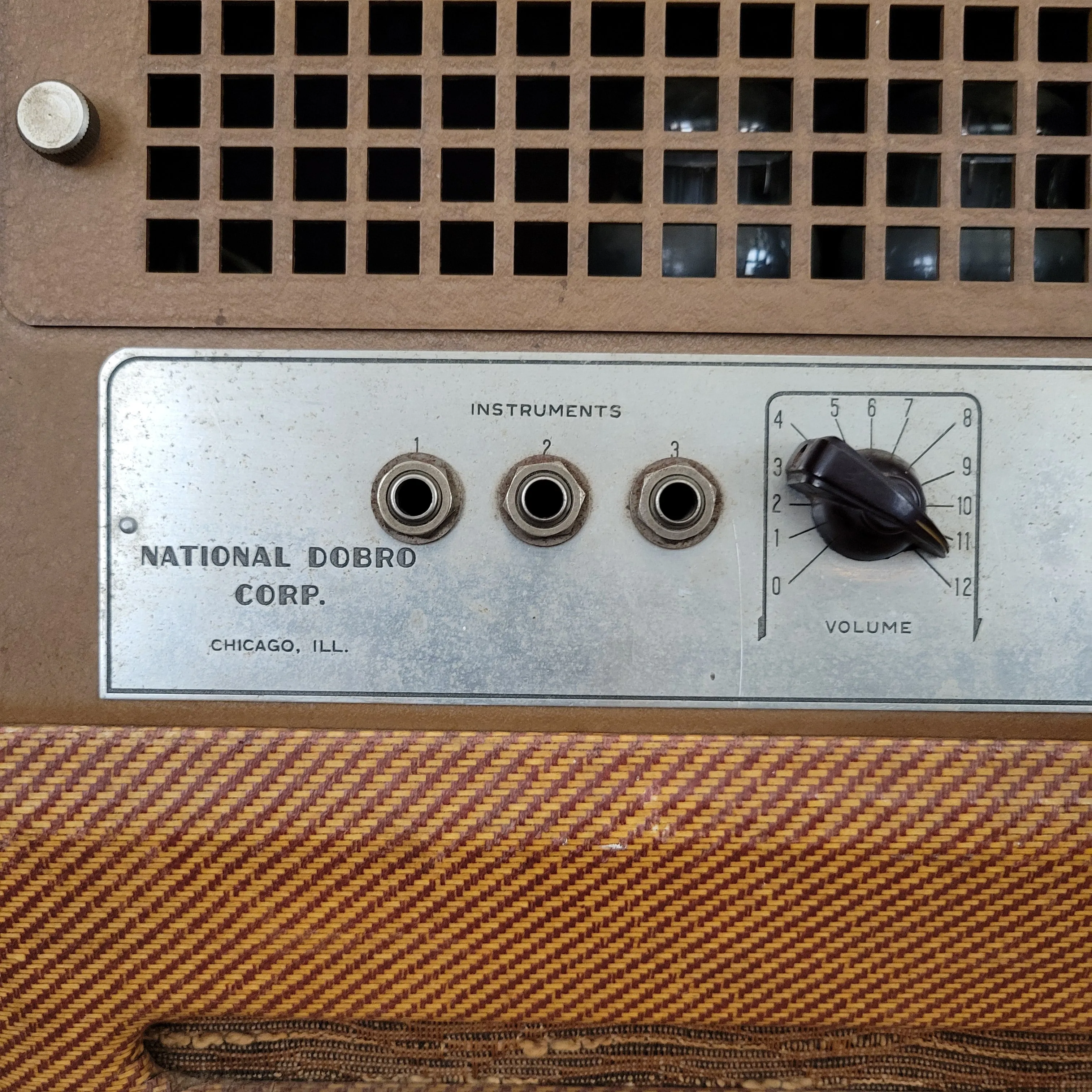 National New Yorker Lap Steel and Model 75 Tweed Amplifier Set 1940