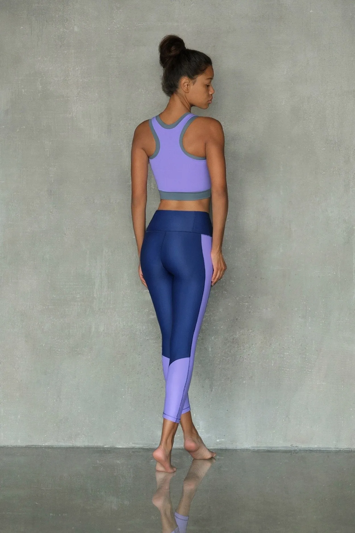 Navy and Purple Bra