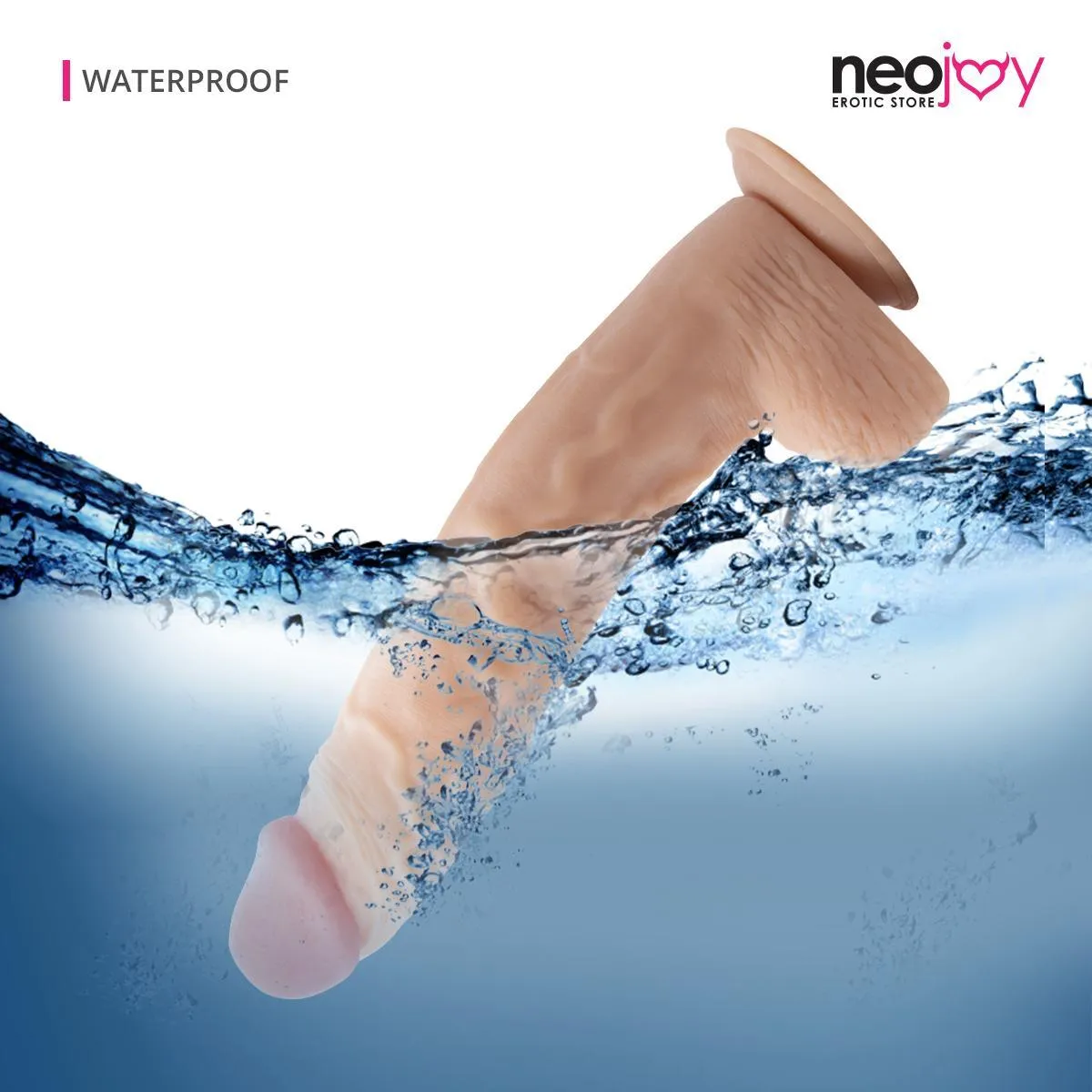 Neojoy - Monster Dong - Flesh â€“ 34.5cm â€“ 13.6 inch