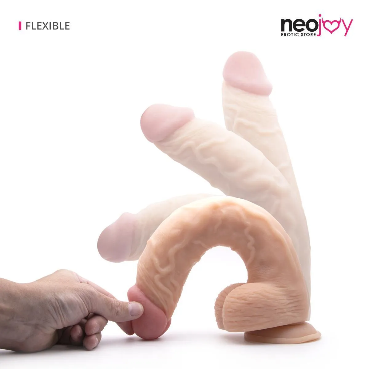 Neojoy - Monster Dong - Flesh â€“ 34.5cm â€“ 13.6 inch