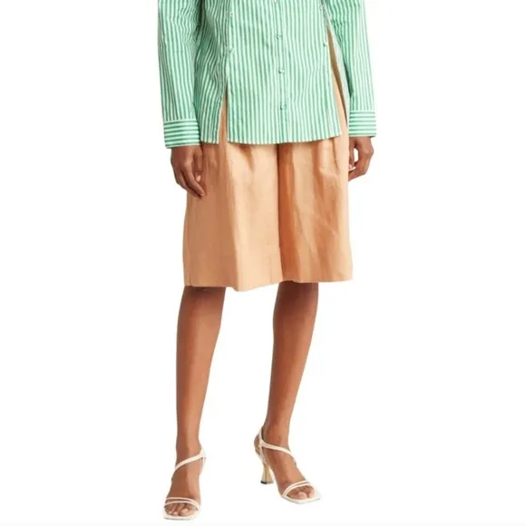Nicholas Delfina Longline Linen Short