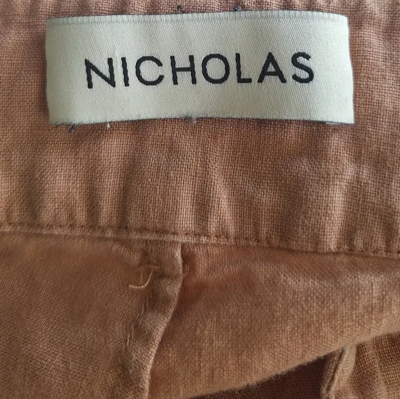 Nicholas Delfina Longline Linen Short