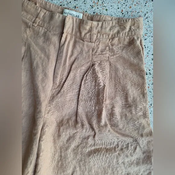 Nicholas Delfina Longline Linen Short