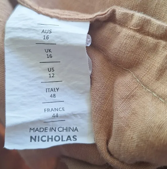 Nicholas Delfina Longline Linen Short