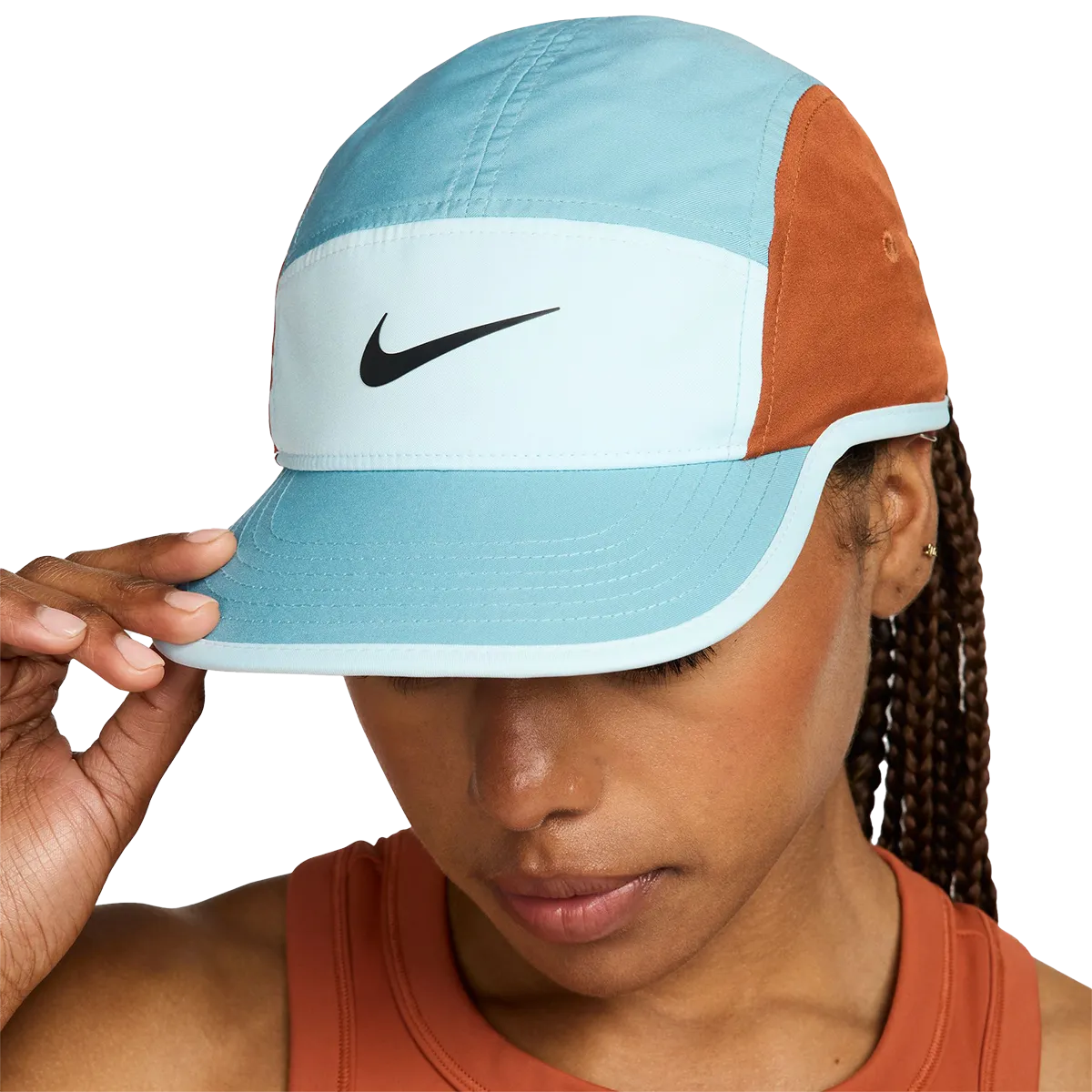 Nike Dri FIT Fly Hat Brown   Blue Unisex