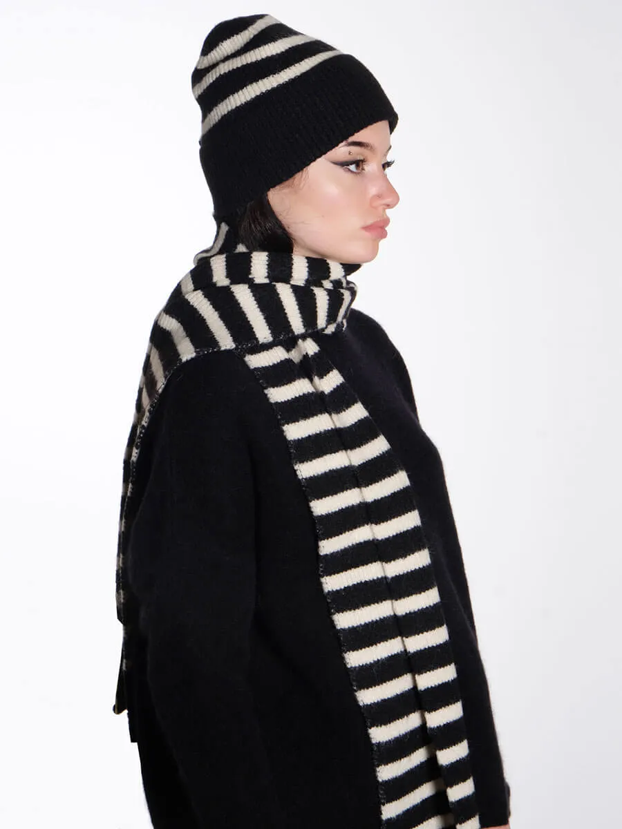 Nudaria Knitted Hat - Caviar
