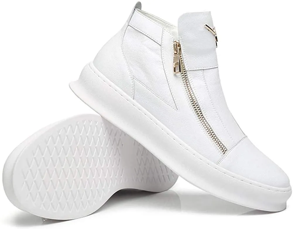 NXY Mens Casual Athletic Sneakers Leather Knit Running Shoes &amp; High Top Xipped Shoes for Men Walking Baseball Jogging Shoes