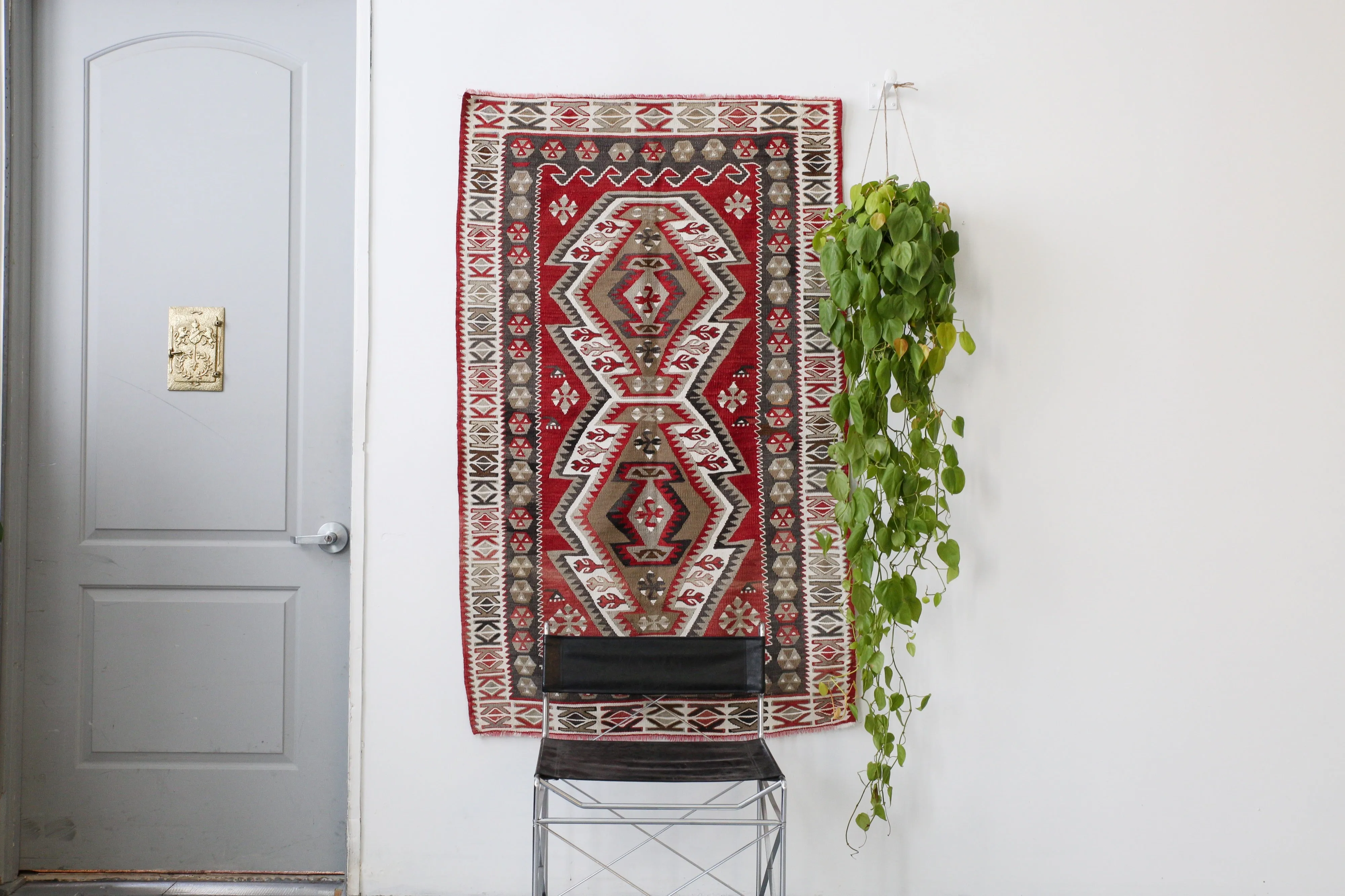 Old Turkish Anatolian Kilim Rug