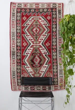 Old Turkish Anatolian Kilim Rug