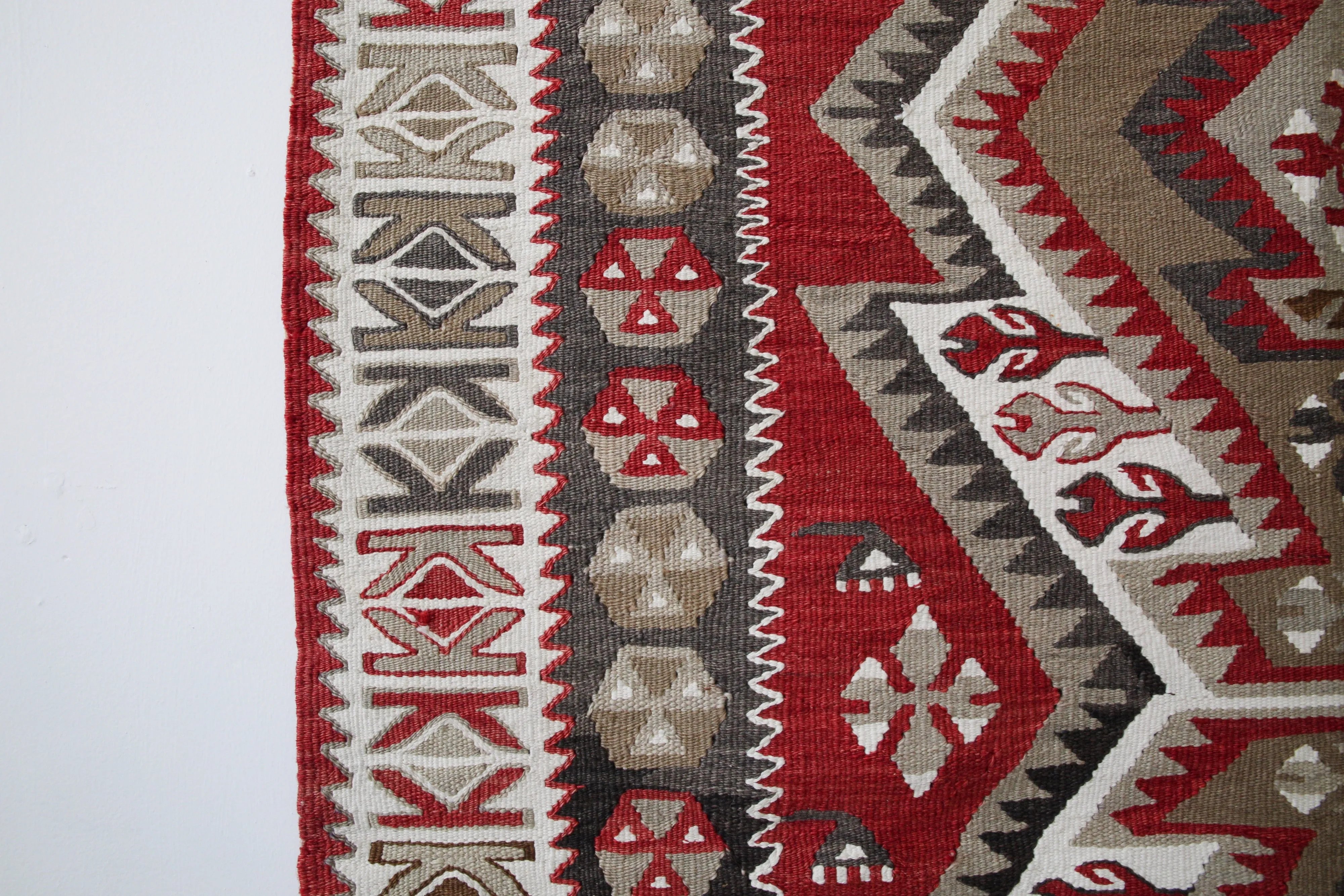 Old Turkish Anatolian Kilim Rug