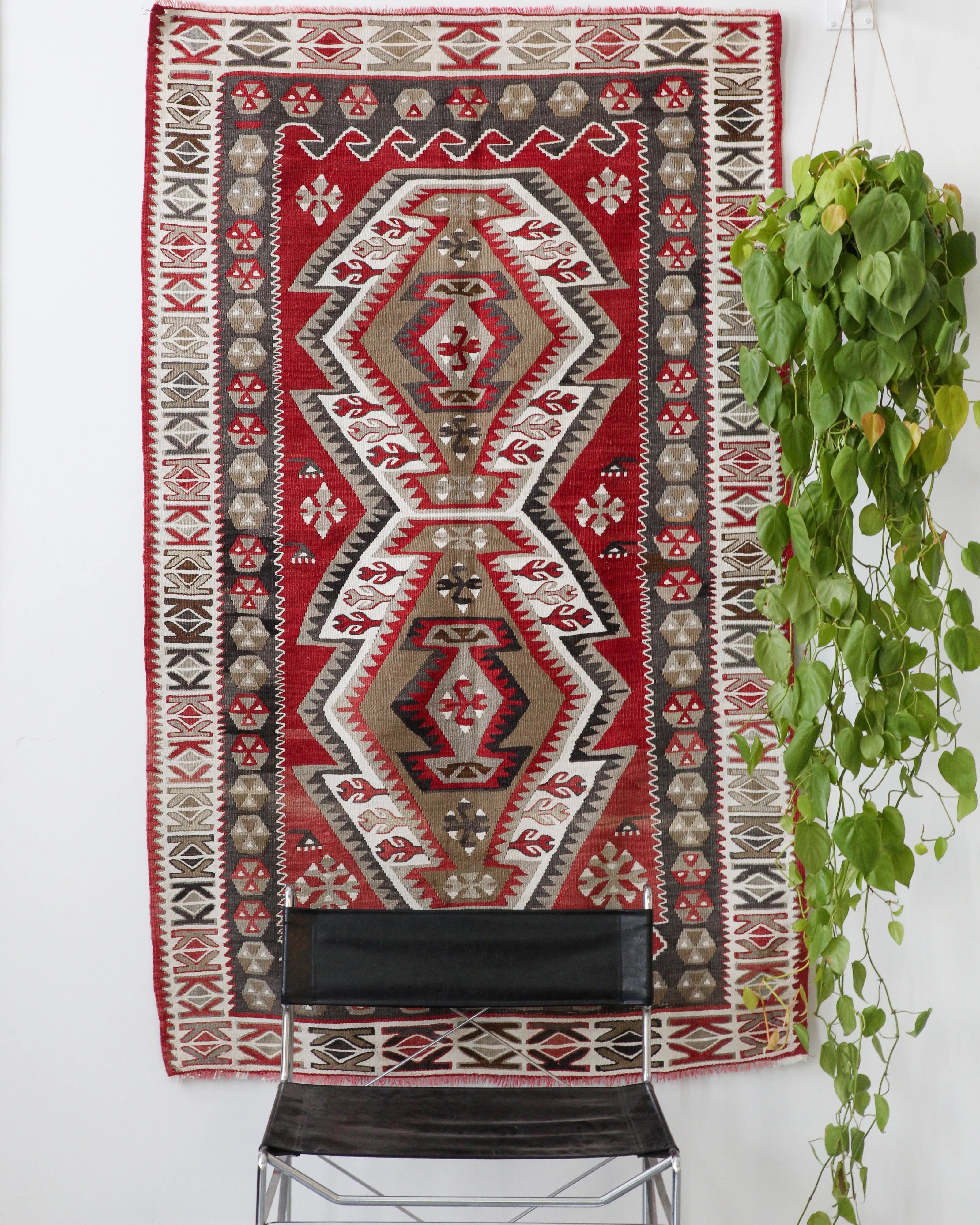 Old Turkish Anatolian Kilim Rug