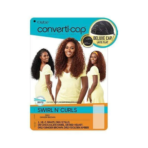 Outre Converti Cap Synthetic Hair Wig - SWIRL N’ CURLS
