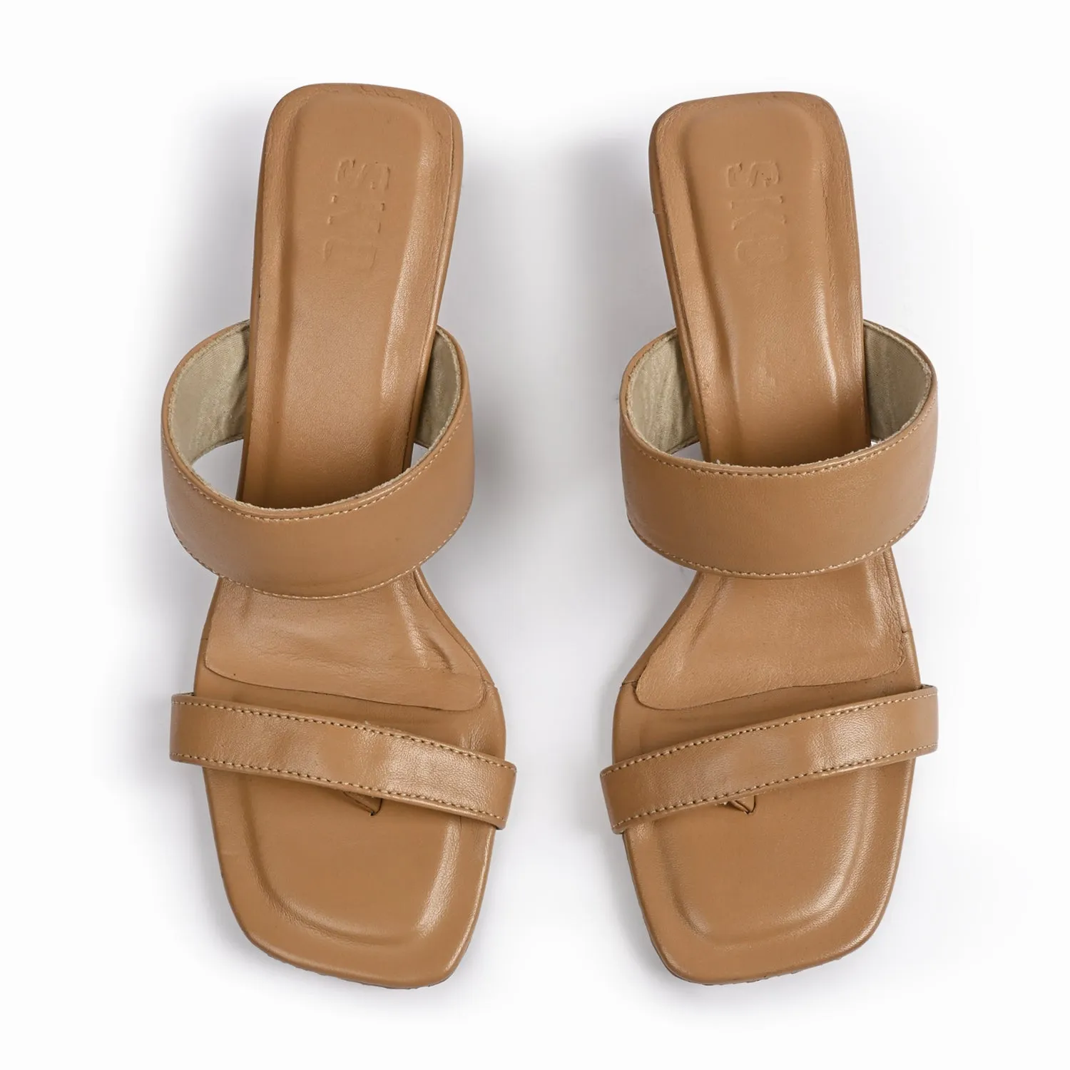 Pebble Nude Heels For Women