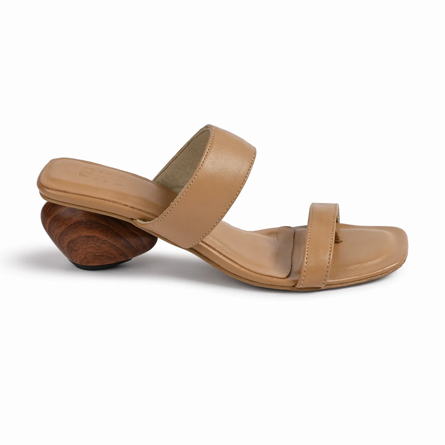 Pebble Nude Heels For Women