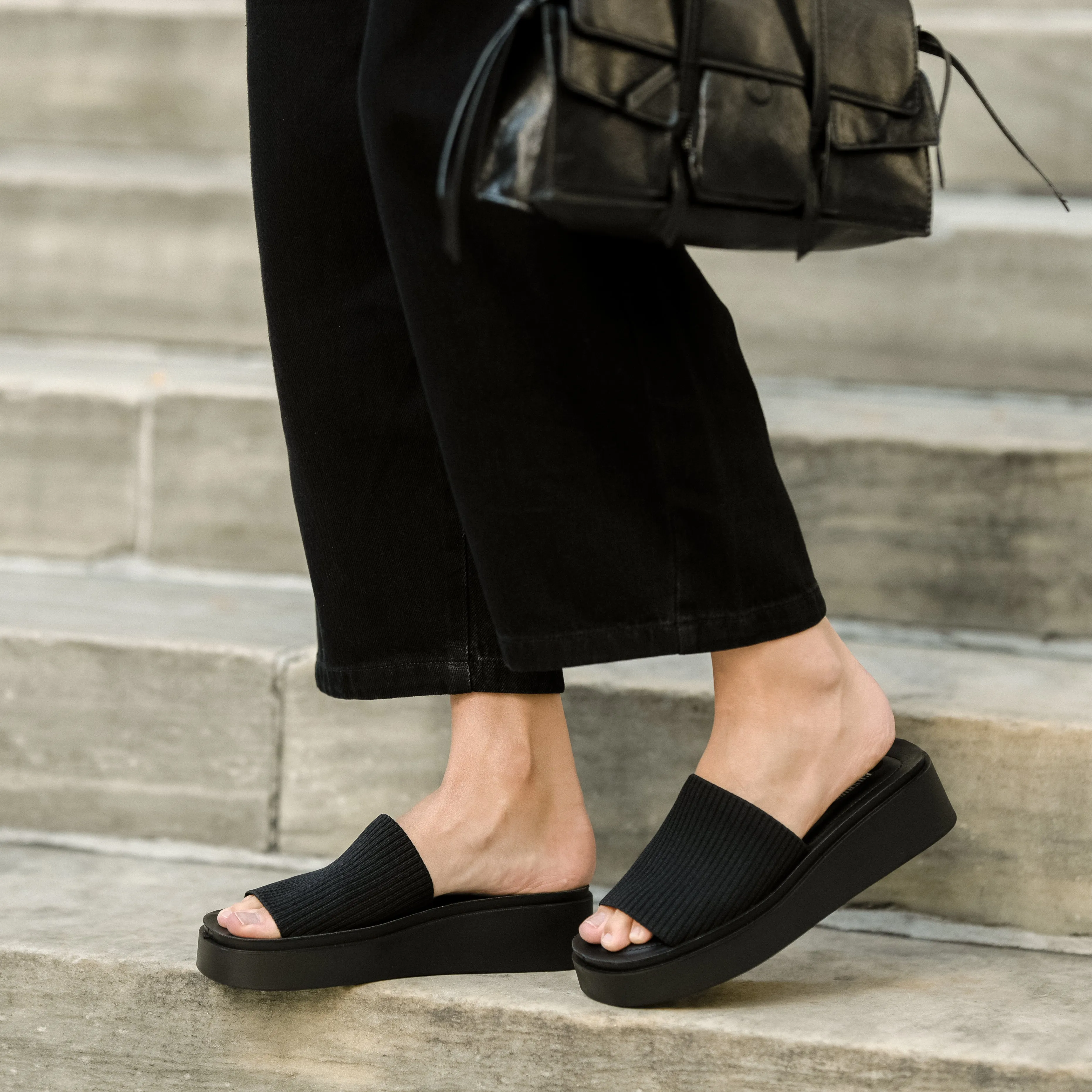 Pim Knit Platform Sandal