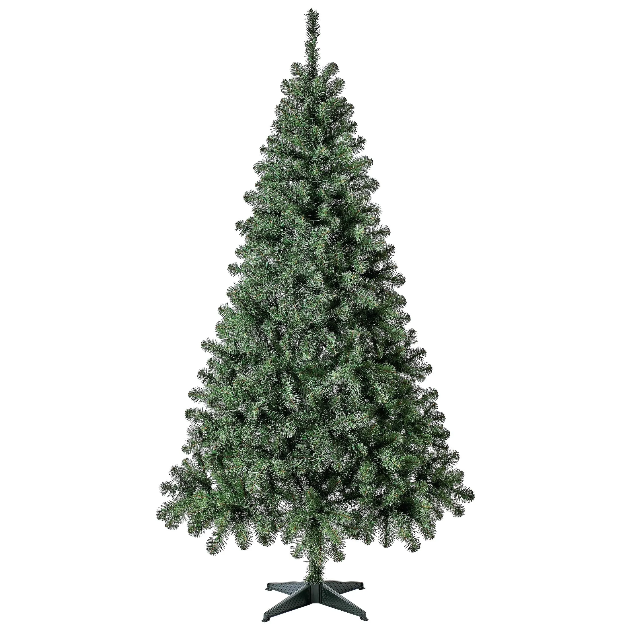 Pre-Lit Madison Pine Artificial Christmas Tree Clear Incandescent Lights 6.5 Ft