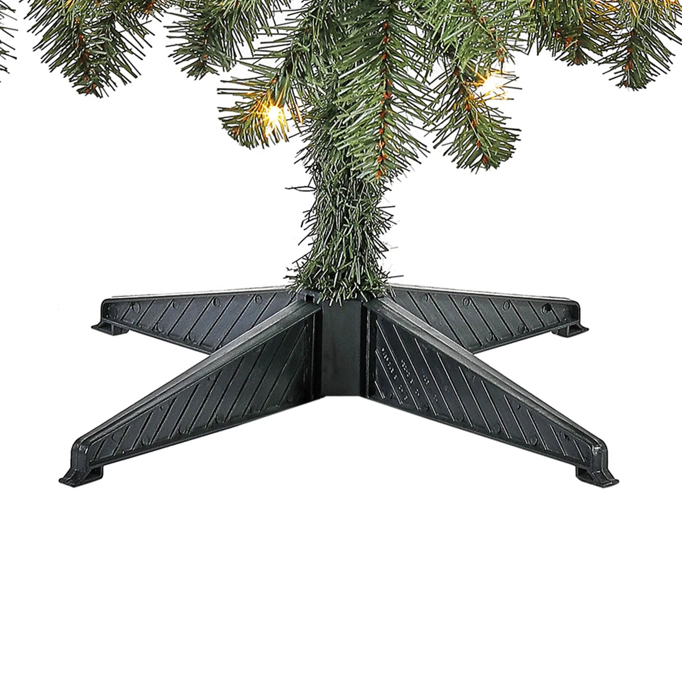 Pre-Lit Madison Pine Artificial Christmas Tree Clear Incandescent Lights 6.5 Ft