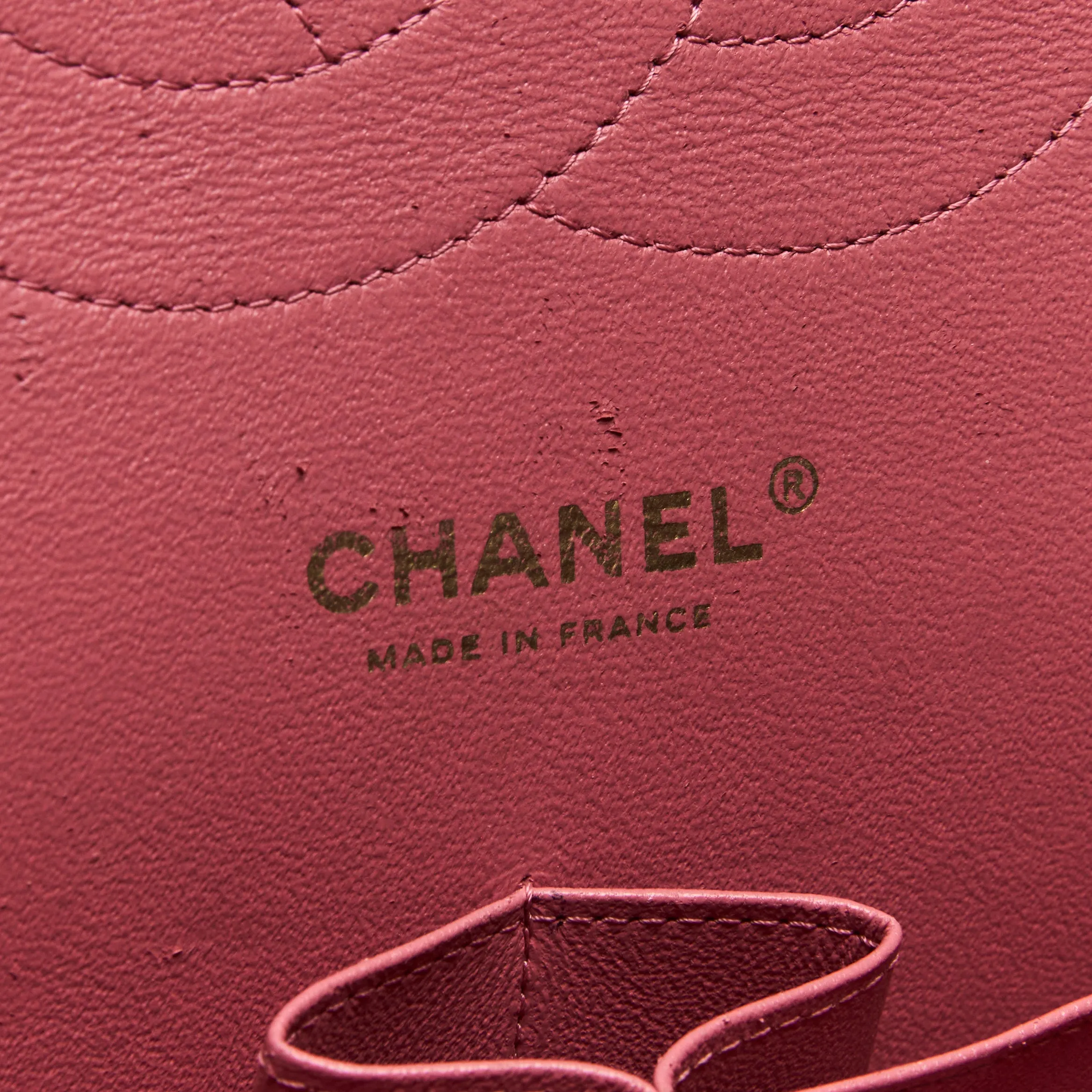 Pre-Loved Chanel™ Caviar Quilted Pink Jumbo Double Flap Bag