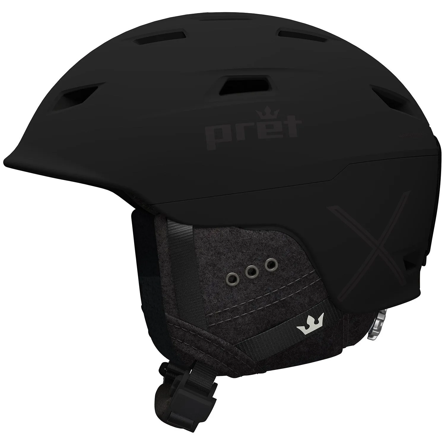 Pret Refuge X Mens Helmet 2025 Black