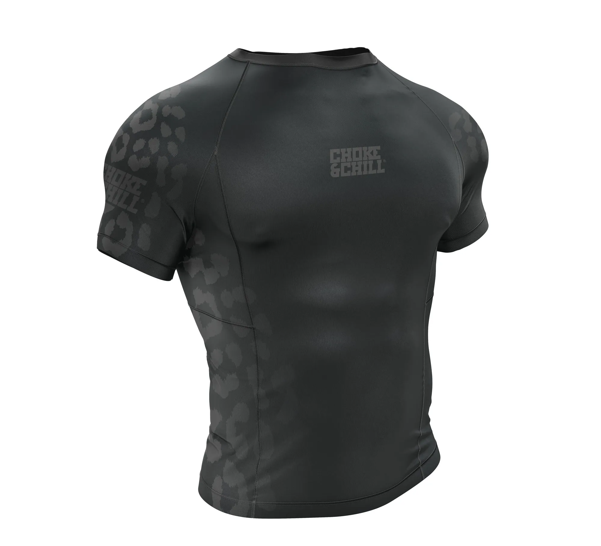 Rashguard Panther - Black - Short Sleeve