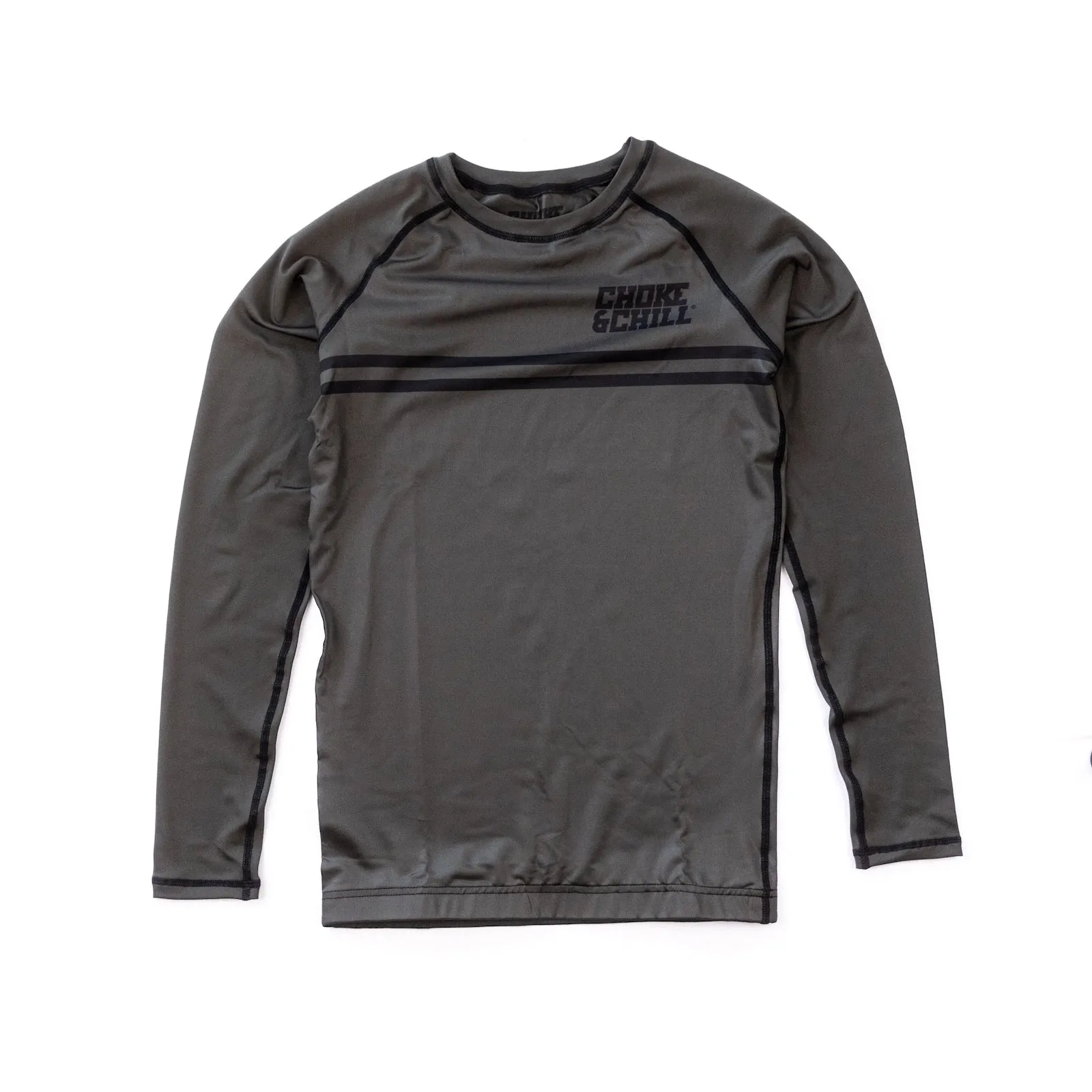 Rashguard Stripe - Grey - Long Sleeve
