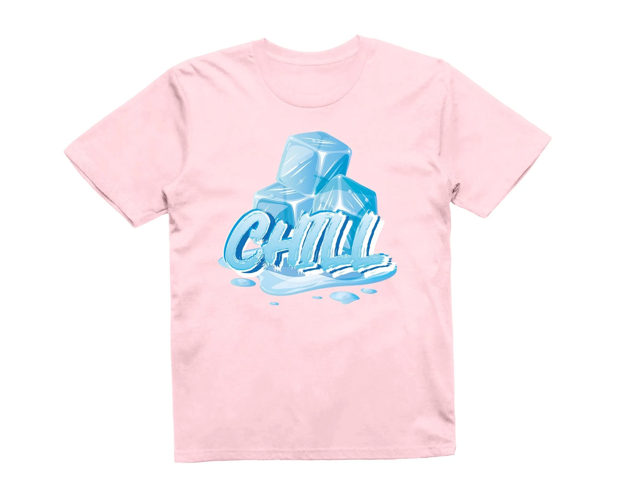 Reality Glitch Ice Cubes Chill Summer Holiday Beach Vacation Kids T-Shirt
