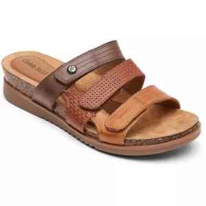 ROCKPORT COBB HILL MAY SLIDE SANDAL MEDIUM AND WIDE - FINAL SALE!