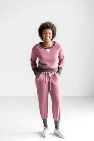 Rose Brown Joggers