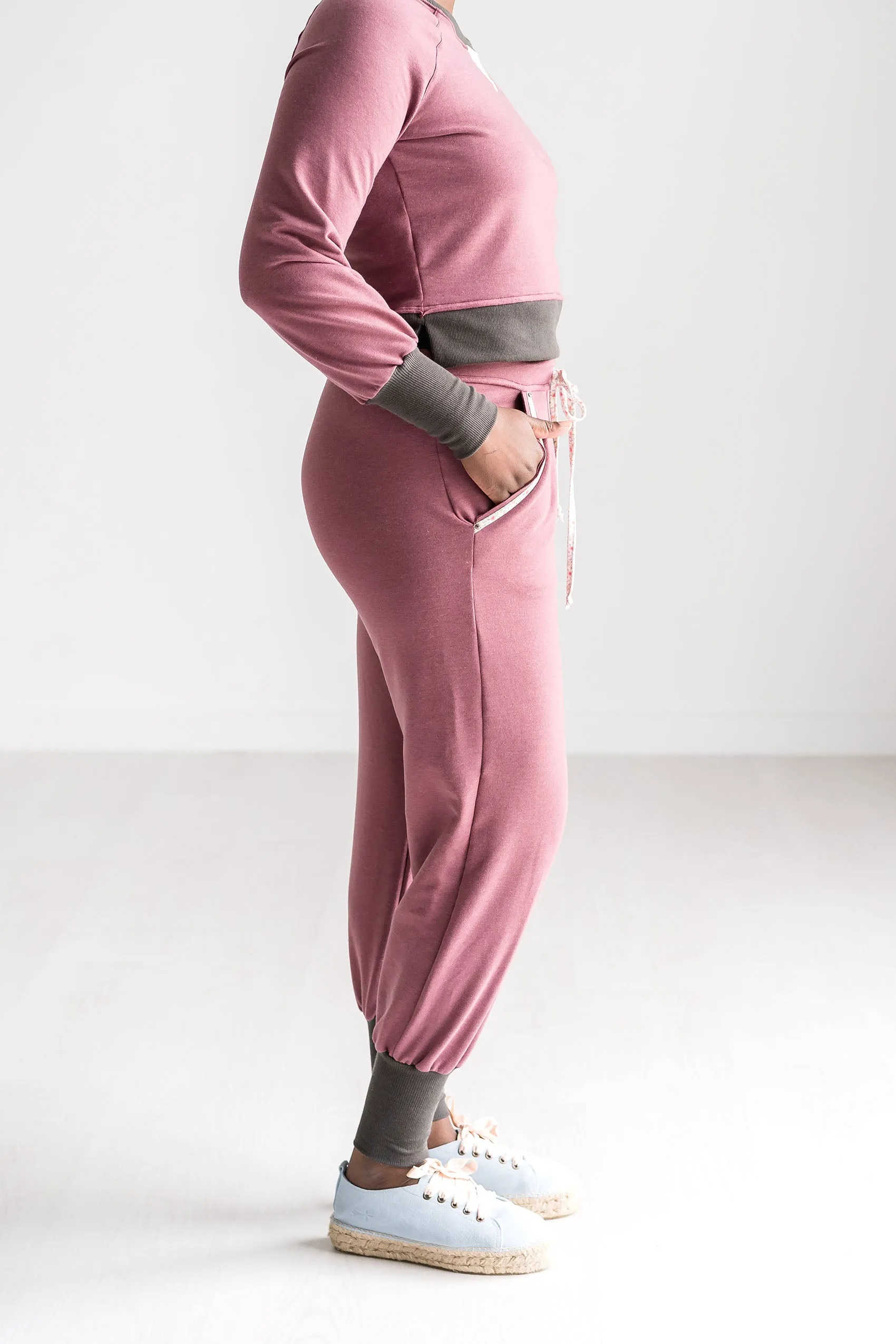 Rose Brown Joggers