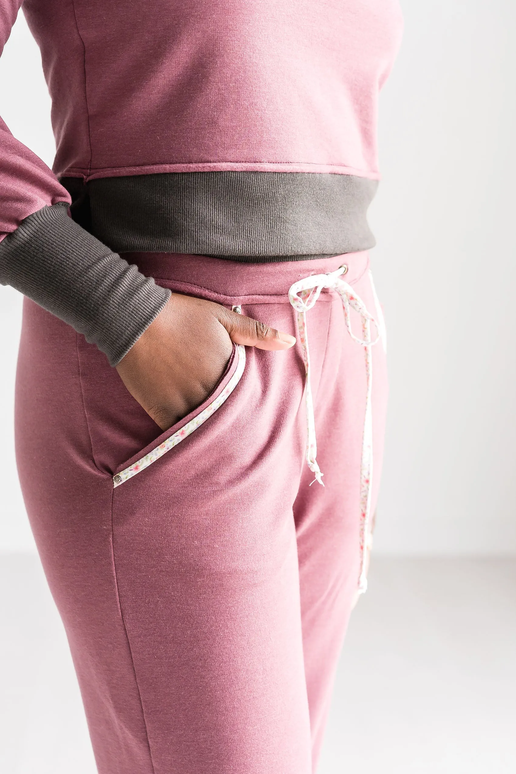 Rose Brown Joggers