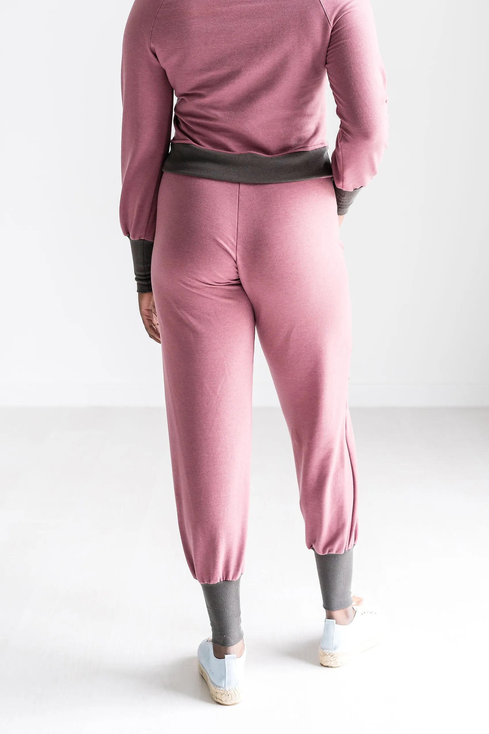 Rose Brown Joggers