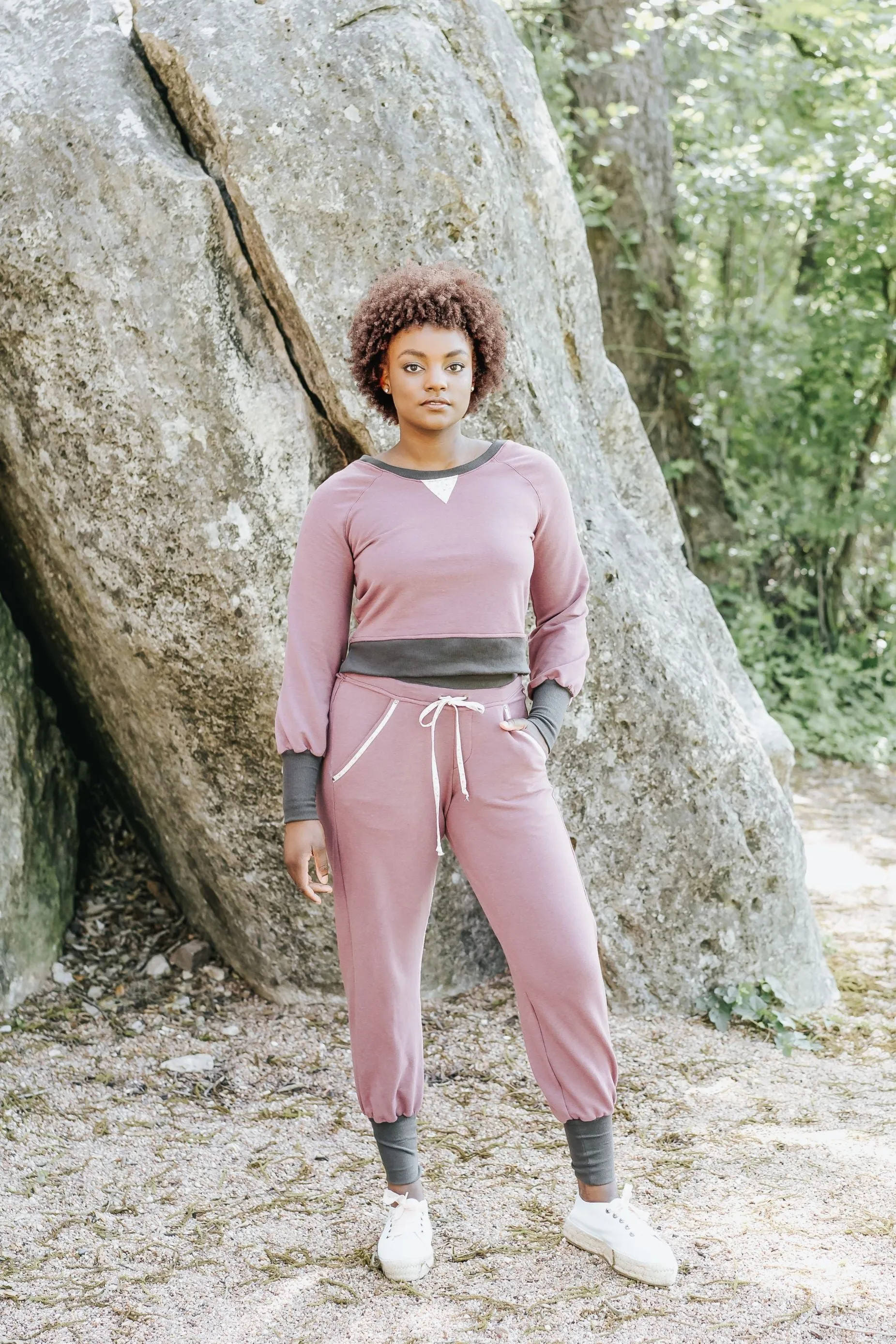 Rose Brown Joggers