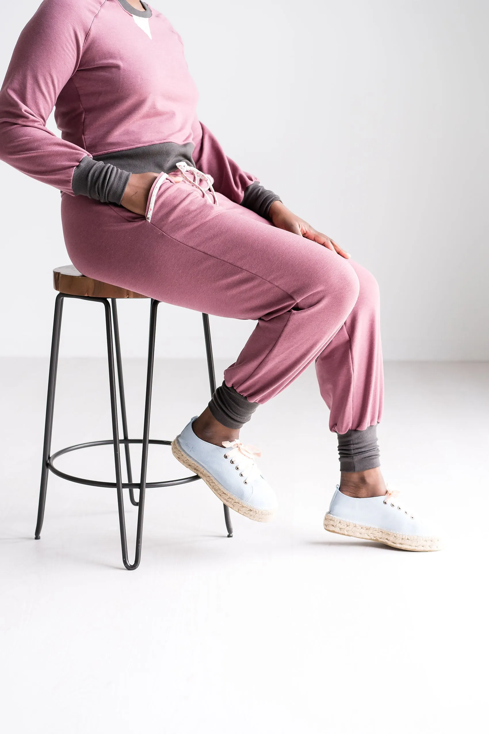 Rose Brown Joggers