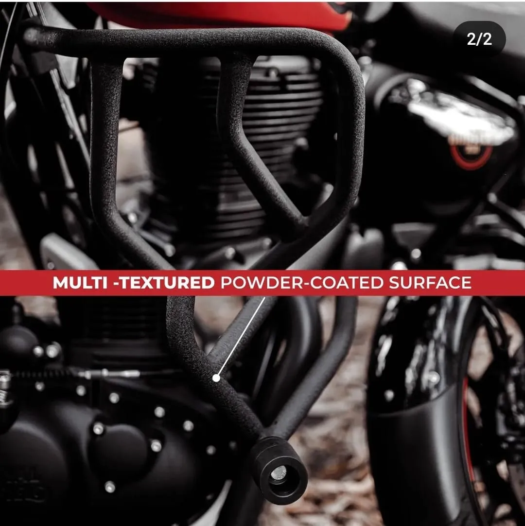 Royal Enfield Hunter 350  Maxima Crash Guard with Slider by 66Bhp