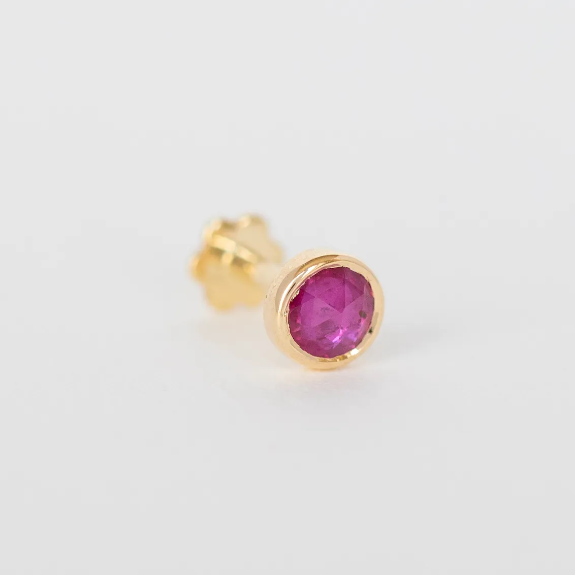Ruby Flat Back Stud