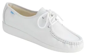 SAS Siesta Lace Up Loafer - White
