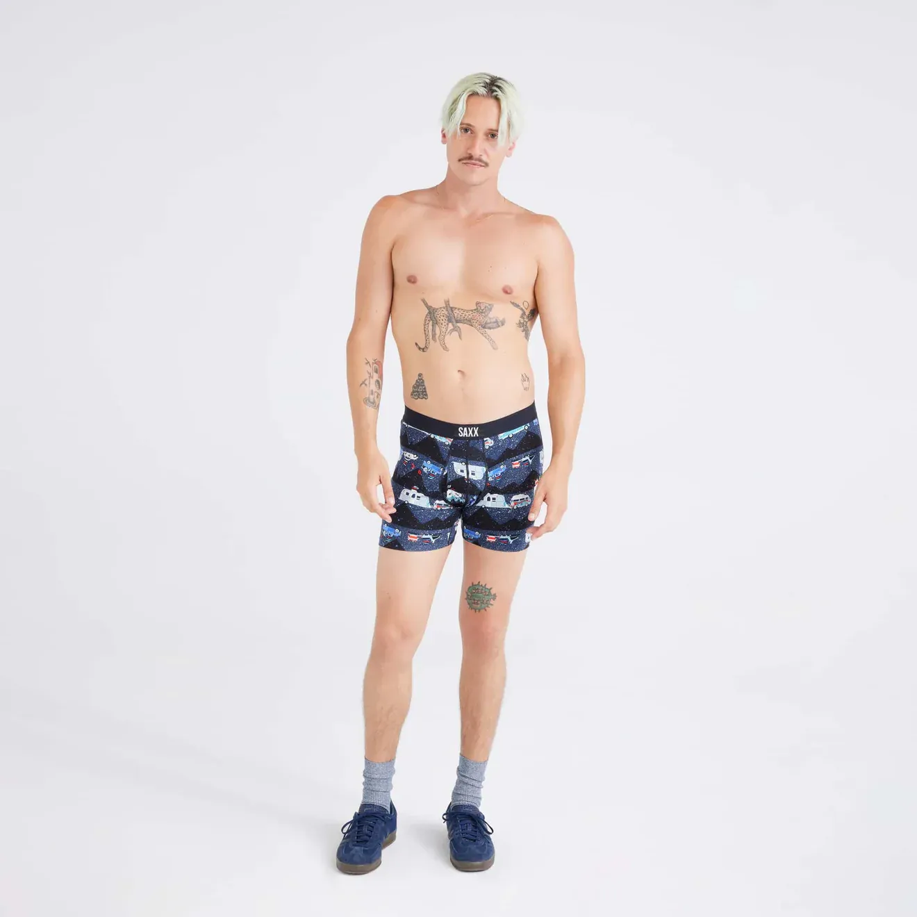 Saxx Ultra Super Soft Underwear - RV There Yet-Black