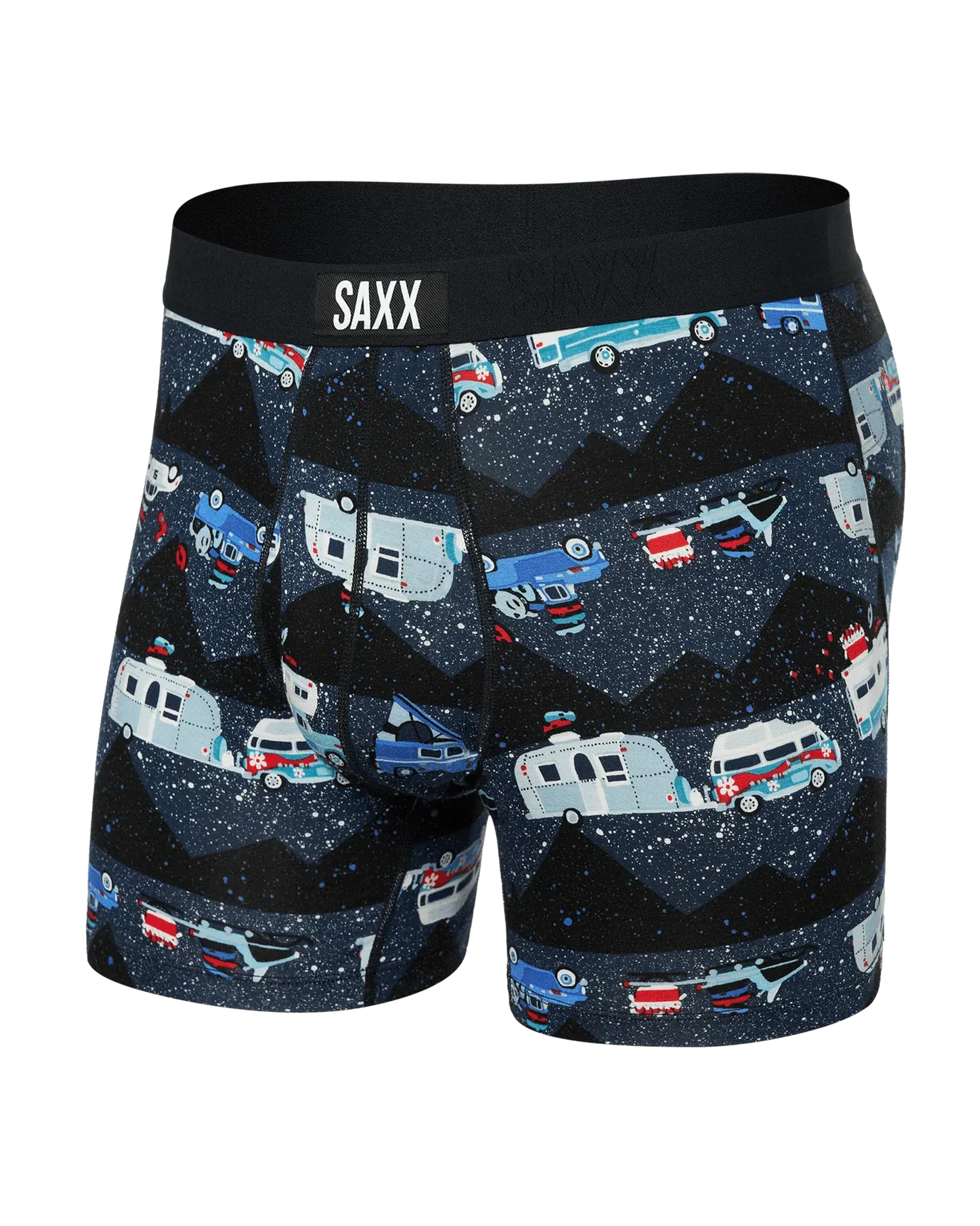 Saxx Ultra Super Soft Underwear - RV There Yet-Black