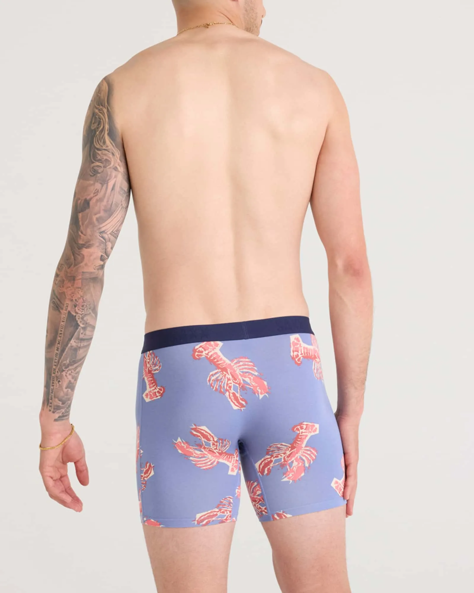 Saxx Vibe XTRA Underwear - Lobster Boil-Tidal Blue