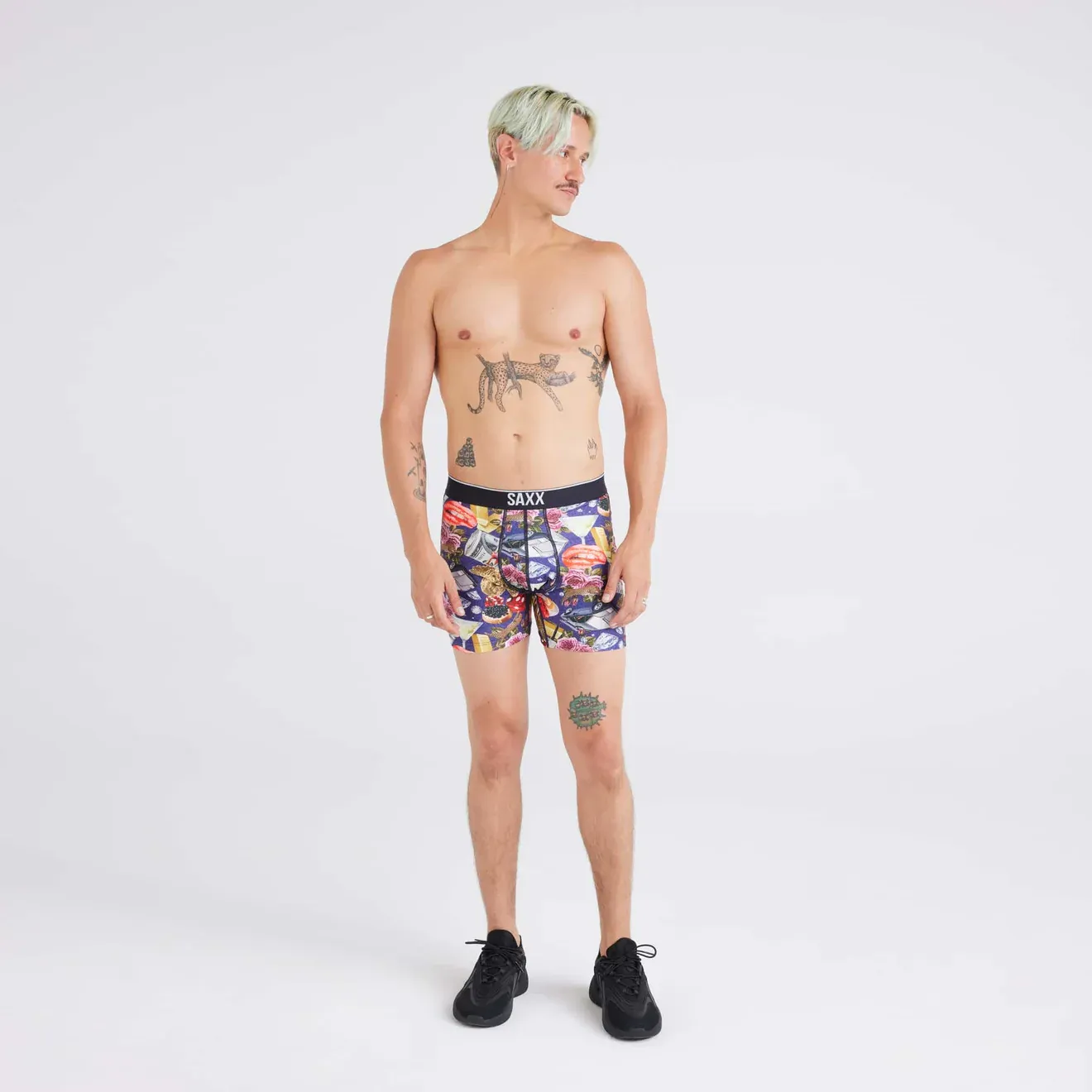 Saxx Volt Underwear - 90's High Roller-Sapphire