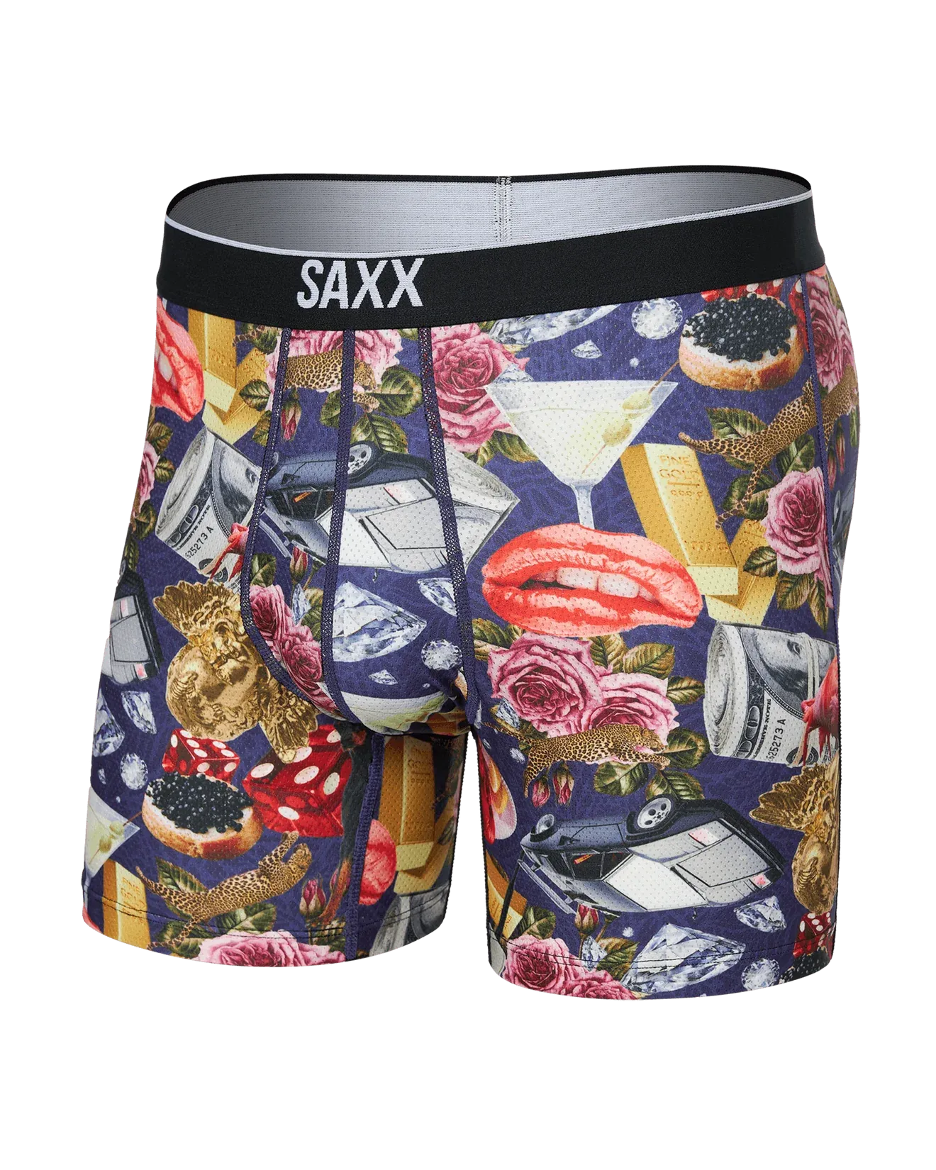 Saxx Volt Underwear - 90's High Roller-Sapphire