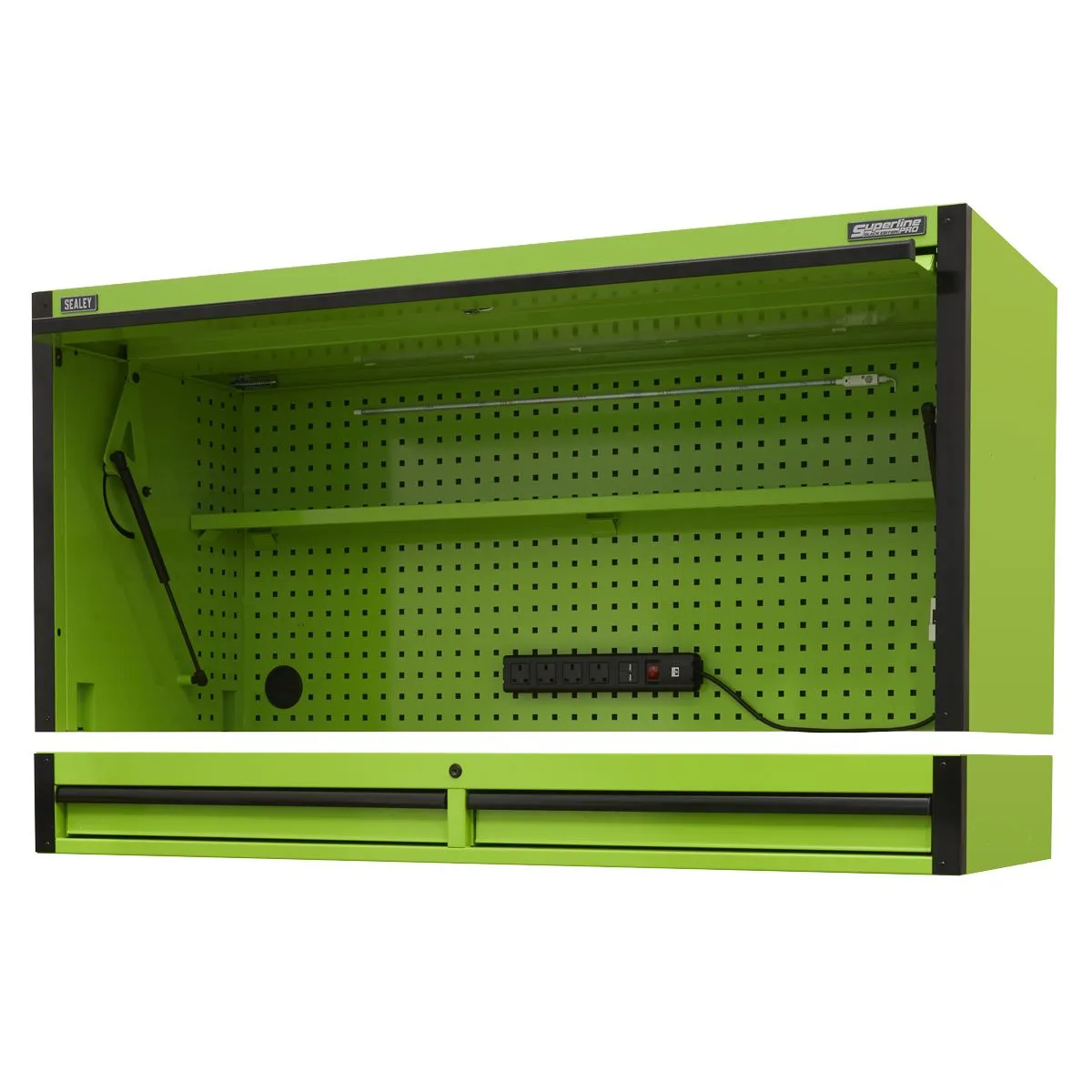 Sealey Superline Pro Top Hutch & 2 Drawer Riser 1549mm