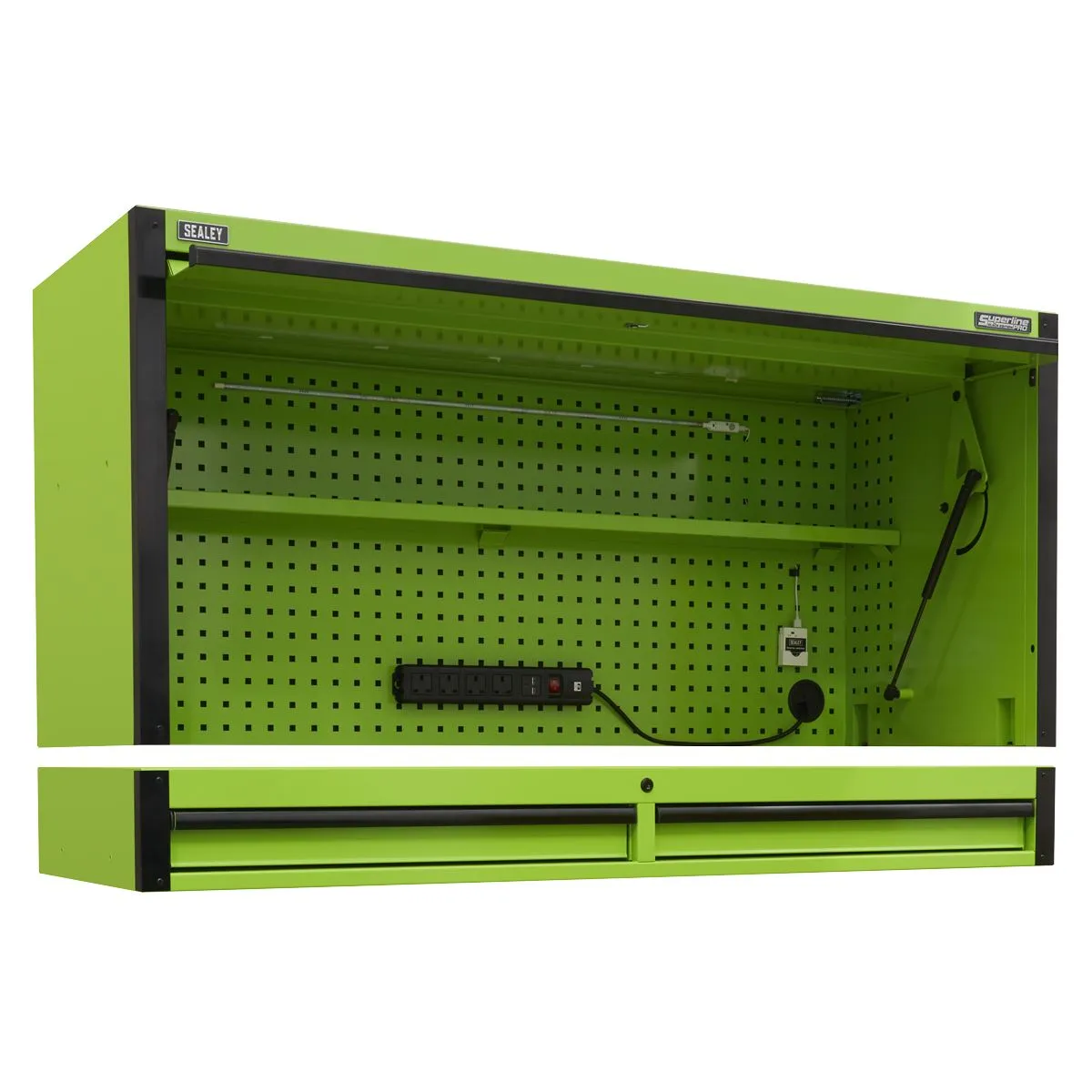 Sealey Superline Pro Top Hutch & 2 Drawer Riser 1549mm