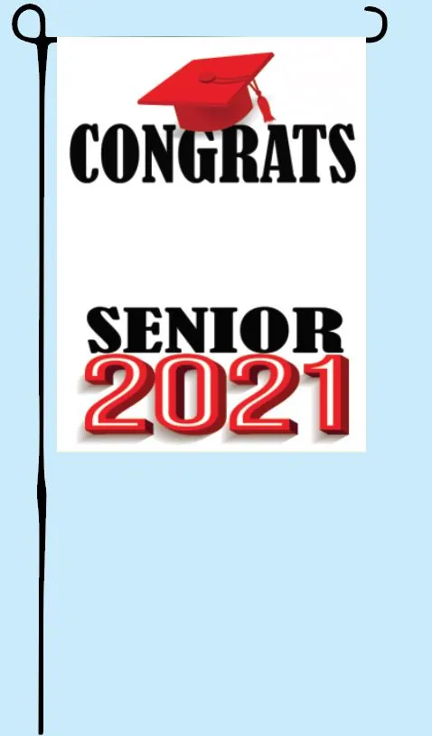 Senior 2021 Garden Flag