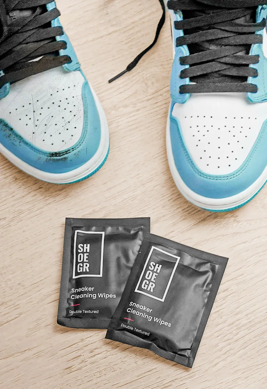 Shoegr - Sneaker cleaning wipes- pack of 15