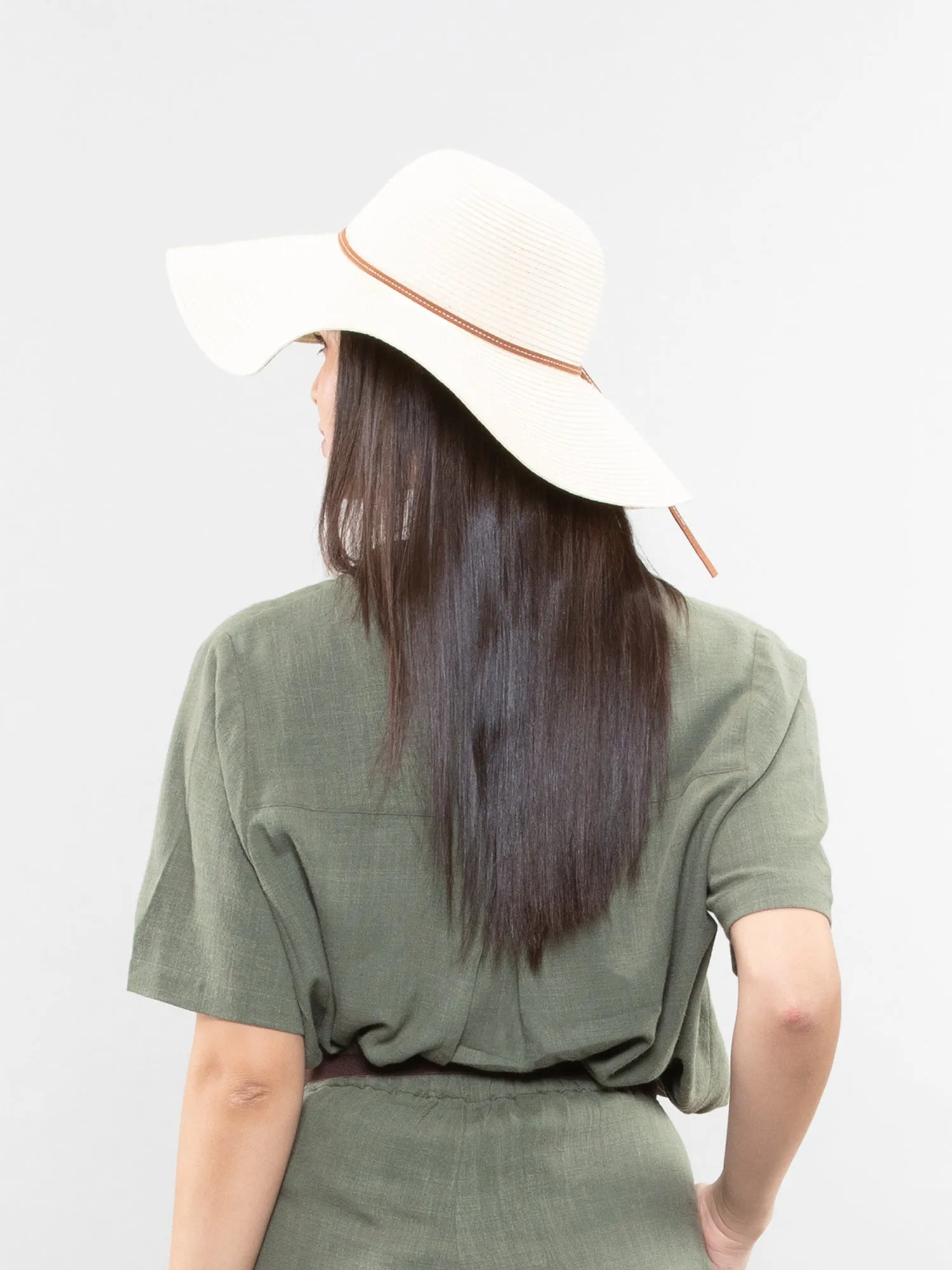 Short-sleeve linen shirt