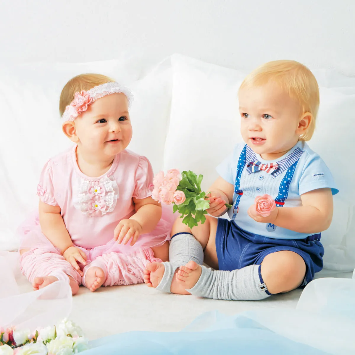 Short Sleeve Onesie with Lace