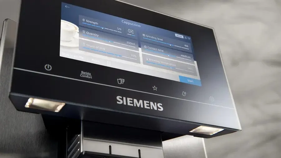 Siemens Fully Automatic Coffee Machine EQ900 Stainless Steel TQ903R03