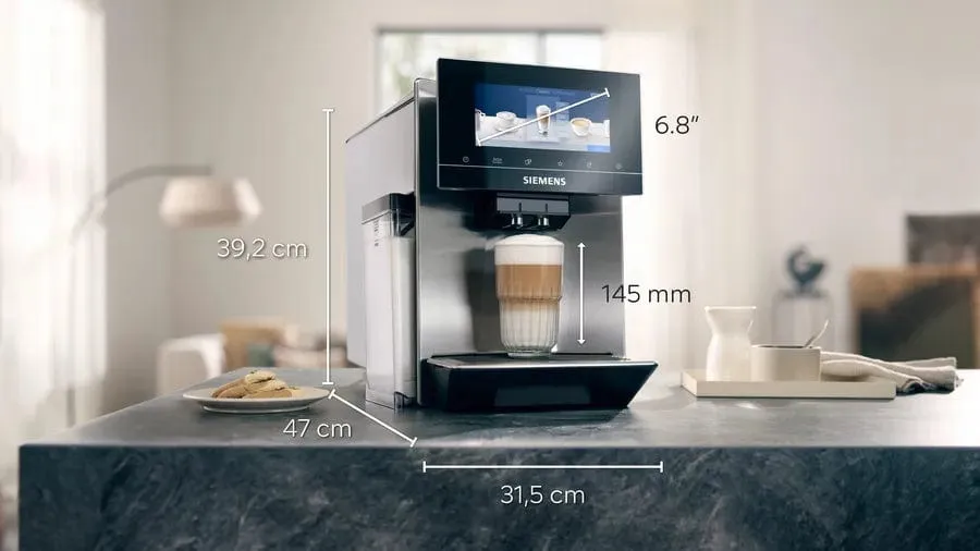 Siemens Fully Automatic Coffee Machine EQ900 Stainless Steel TQ903R03