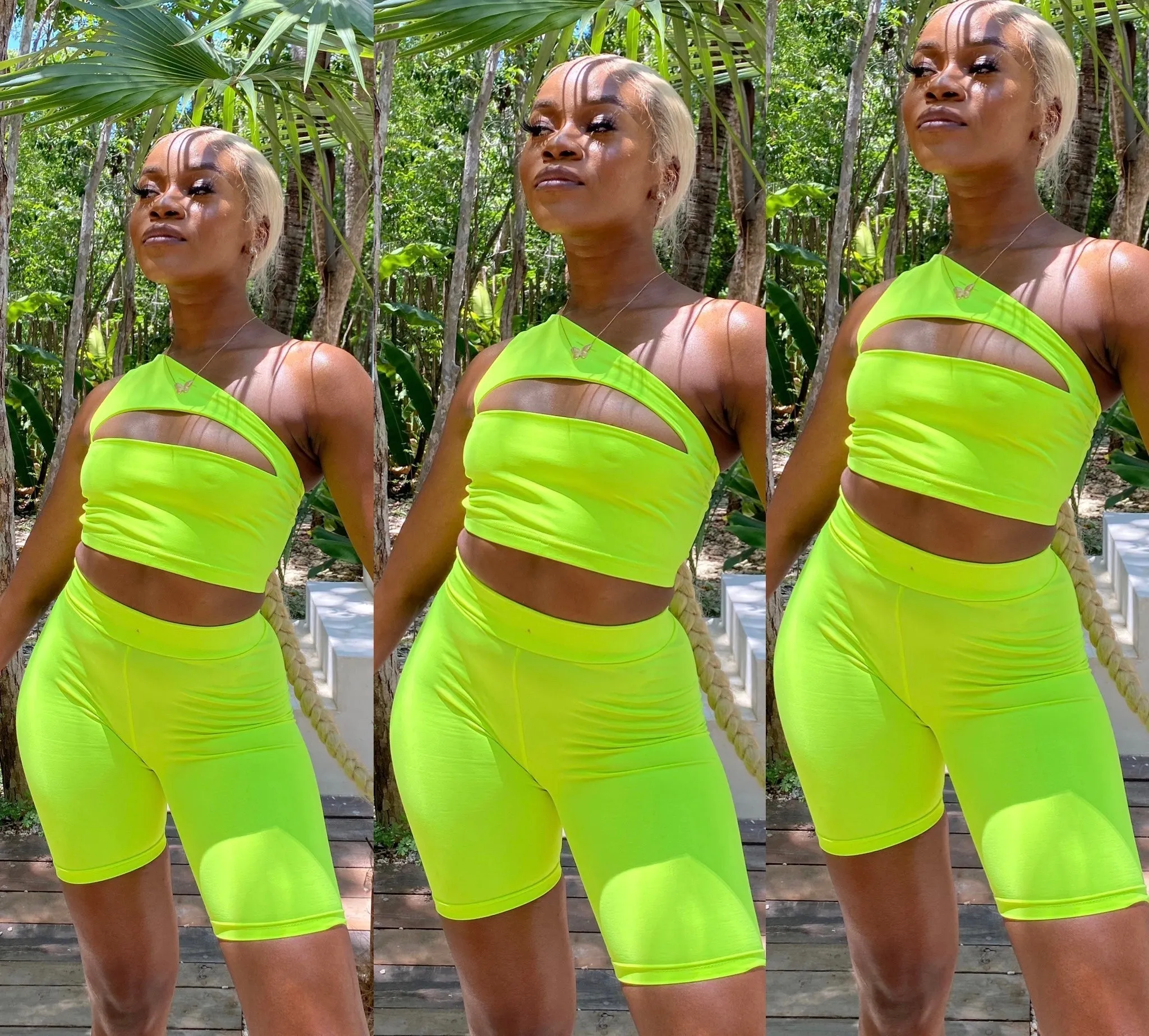 SIP & CHILL BIKER SHORTS | SET